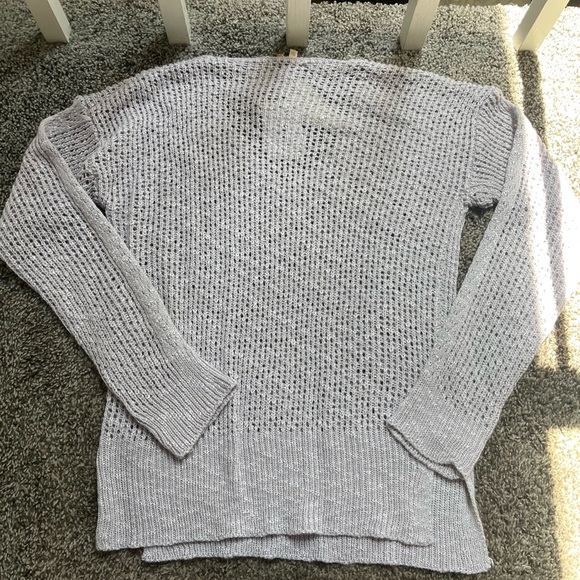 Mystree Lilac Laddered Sweater Women’s Size Medium NWT - Picture 3 of 3